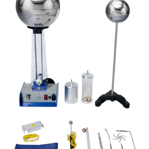 VAN DE GRAAFF GENERATOR, WITH ACCESSORIES SET