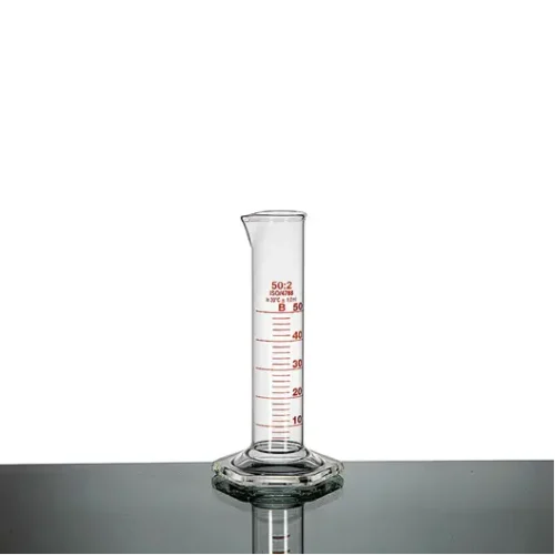 MEASURING CYLINDER, HEX BASE, CLASS B, 10ML