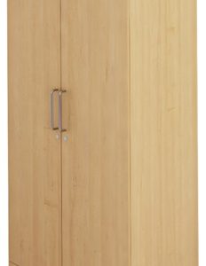 STORAGE CABINET WOODEN WITH DOORS 4 SHELVES