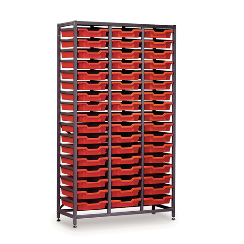 TROLLEY WITH GRATNELLS TREBLE COLUMN TALL FRAME - 1850MM