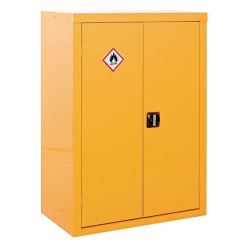SAFETY CABINET HAZARDOUS, FLOOR, - 900 X 460 X 1200MM