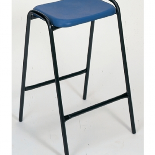 LAB STOOL STACKING PP SEAT