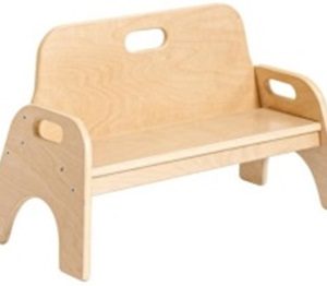 Toddler Wooden Chair Twin-Seater