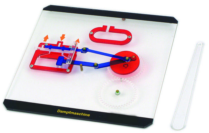 Transparent Steam Engine Model