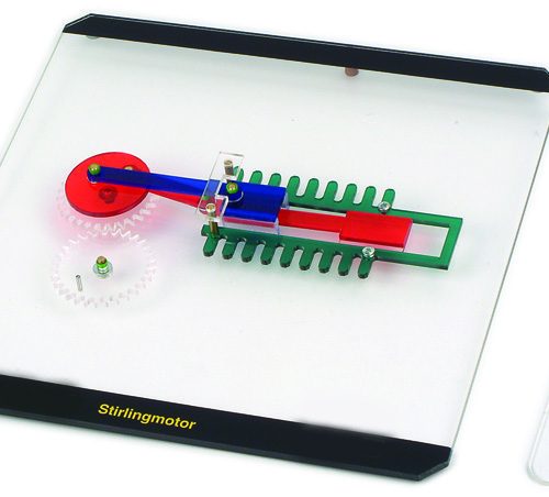 Transparent Stirling Engine Model