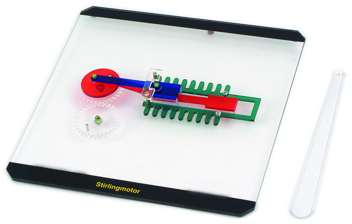 Transparent Stirling Engine Model