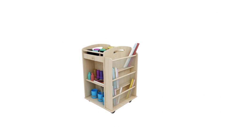 Art Craft Multi-function Material Storage Trolley