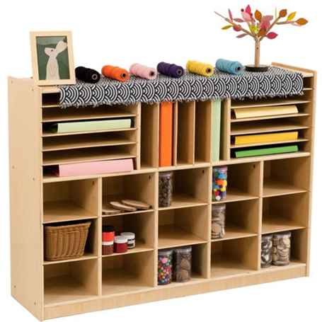 Birch Cubby Cabinet Storage