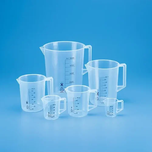 BEAKER WITH HANDLE LOW FORM PP, 1000ML