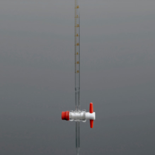 BURETTE CLASS B WITH AMBER GRADUATION 50 ML