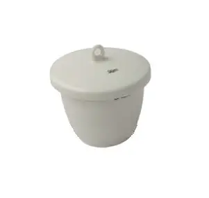 CRUCIBLE PORCELAINE GLAZED MEDIUM WALL WITH LID 70 ML