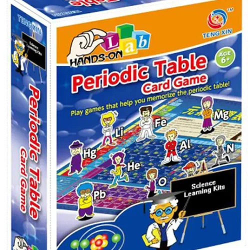 SCIENTIFIC EXPERIMENTS,PERIODIC TABLE CARD GAME