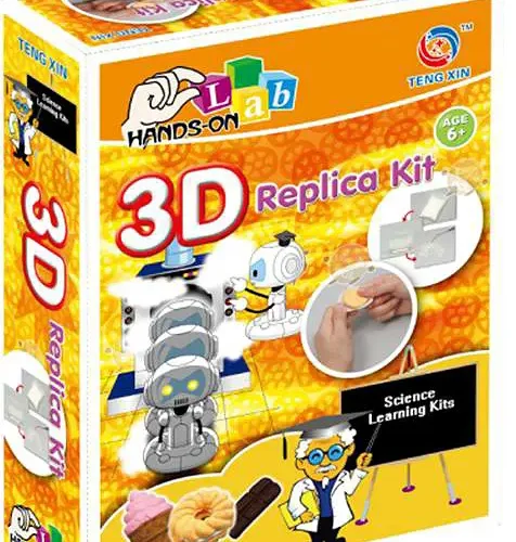 SCIENTIFIC EXPERIMENTS, 3D REPLICA KIT