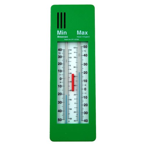MAX MIN THERMOMETER HEAVY DUTY , GREEN