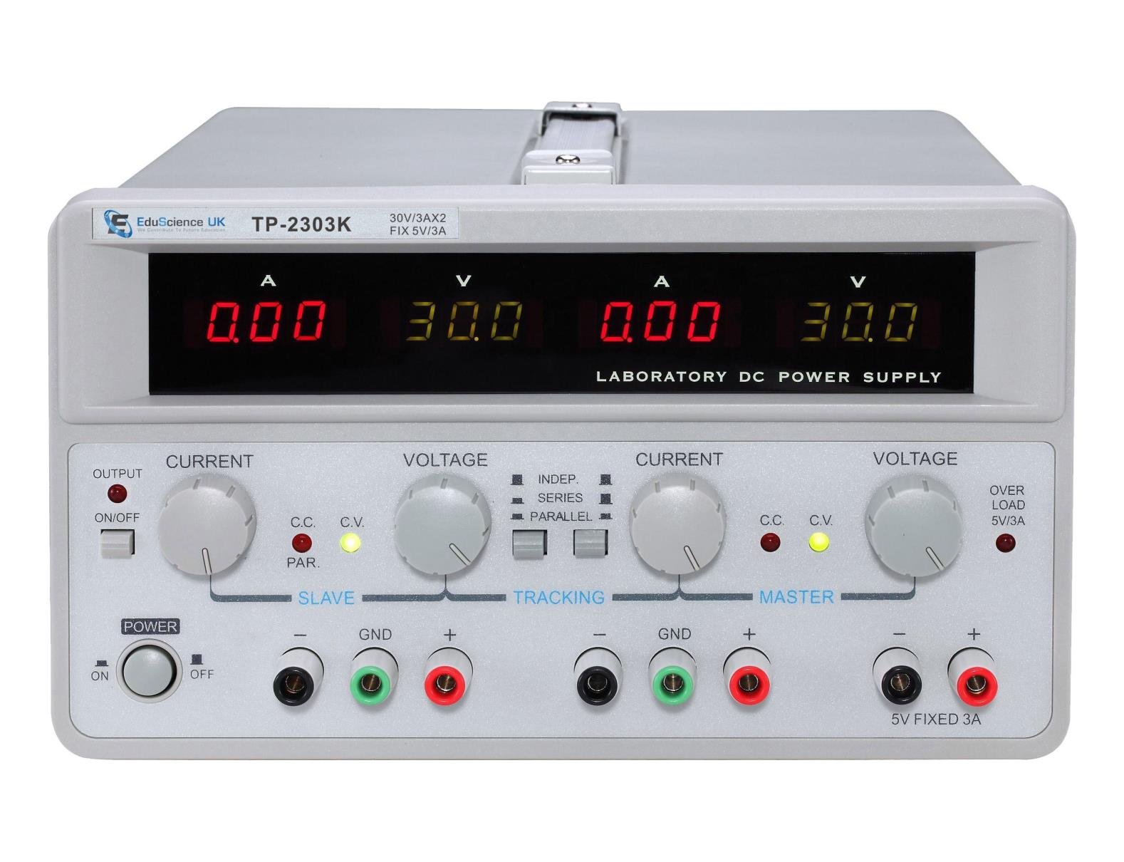 POWER SUPPLY MULTIPLE OUTPUT LINEAR DC , 0~30V X2, 0~3A X2