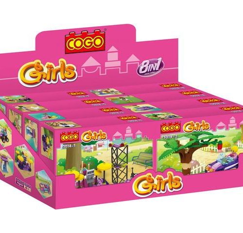 GIRLS TOY BUILDING brick FOR KIDS 8 IN 1