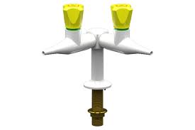 GAS TAP 2 WAY 90 DEGREE