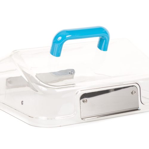 HINGED LID ASSYMOULDED LID NEW STYLE CLEAR PLASTIC