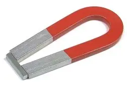 HORSESHOE MAGNET CHROME STEEL 100 MM