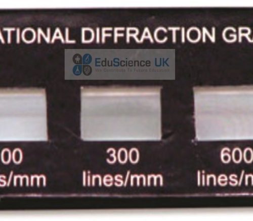 DIFFRACTION GRATING SLIDE 3 IN ONE EDUCATIONAL