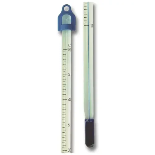 LAB THERMOMETER -20 TO 110C, 305MM WHITE BKD BLUE SPIRIT