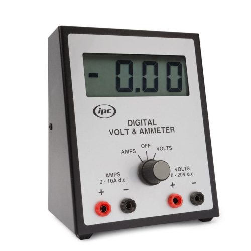 Digital Ammeter & Voltmeter Combined 0-20V/10A DC