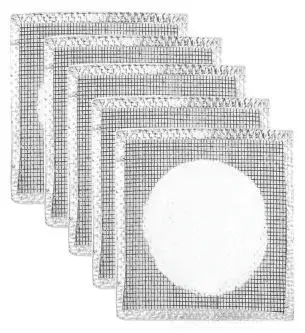 WIRE GAUZE WITH CERAMIC CENTRE 125 X 125 MM