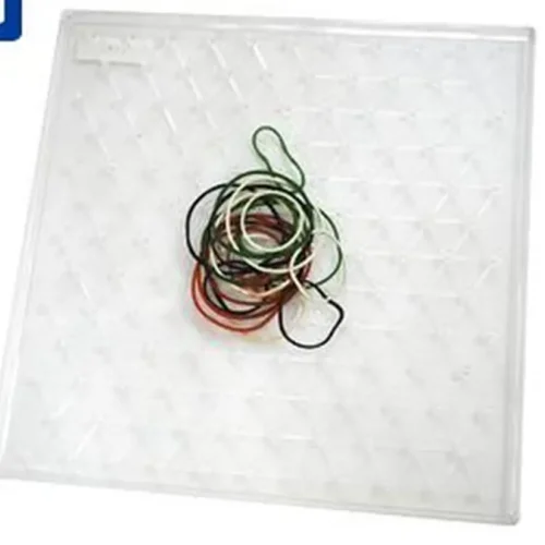 GEOBOARD TRANSPARENT GEOMETRIC 15 CM