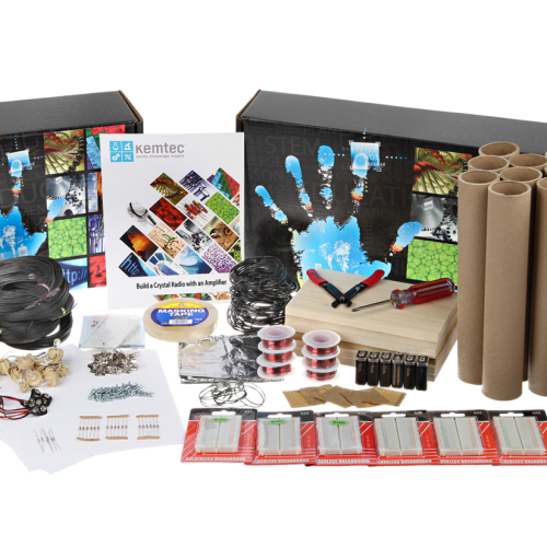 BUILD A CRYSTAL RADIO WITH AN AMPLIFIER CLASS PACK