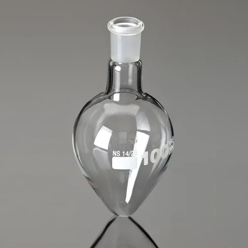QUICKFIT FLASK PEAR SHAPED - 100ML - 14/23
