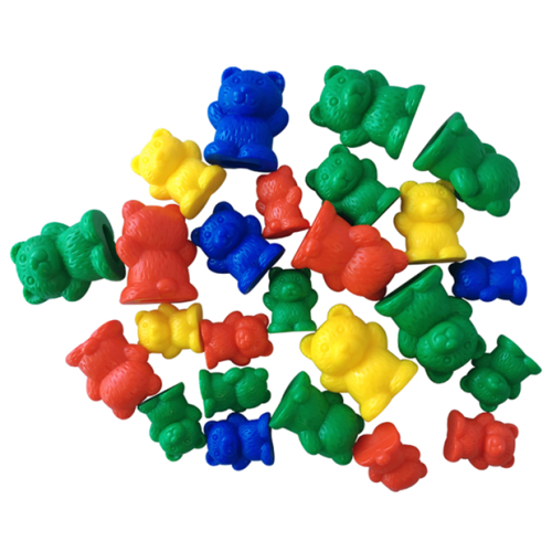 BEAR COUNTERS 4 COLORS (4,8,12G) (PK/96)