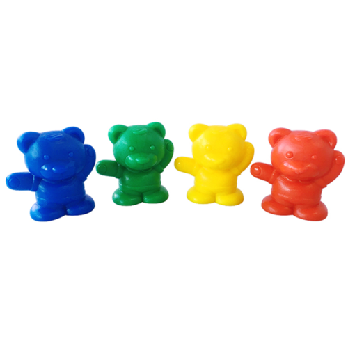 BEAR COUNTERS 4 COLORS (4,8,12G) SET (PK/96)