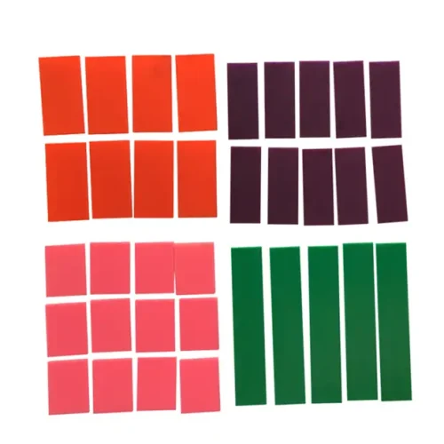 FRACTION TILE SET SQUARE