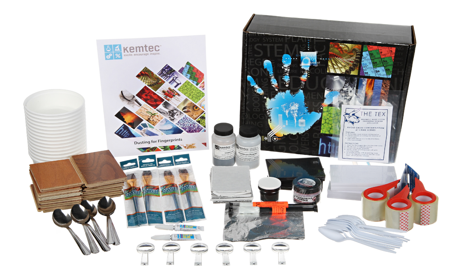 DUSTING FOR FINGERPRINTS CLASS KIT