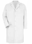 LAB COAT WHITE POLYCOTTON MENS SMALL