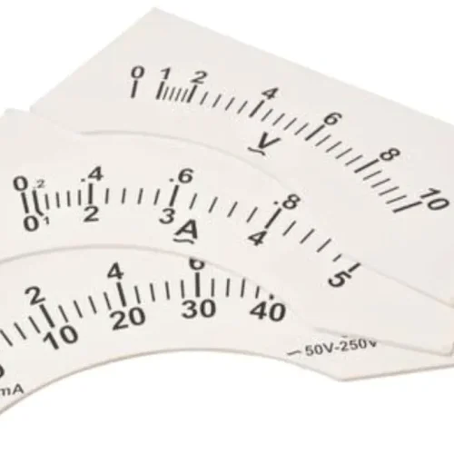 DEMONSTRATION METER SCALE 0 -10MA DC Current