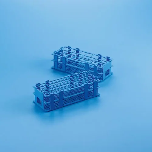 TEST TUBE RACK BLUE RPP, 13MM , POLYGRID